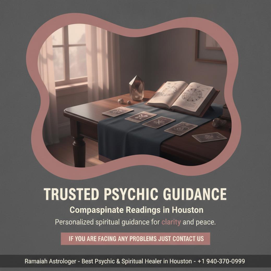 How to Find the Best Psychic in Texas — Houston Insights Calm consultation room with tarot cards for best psychic in Texas Houston