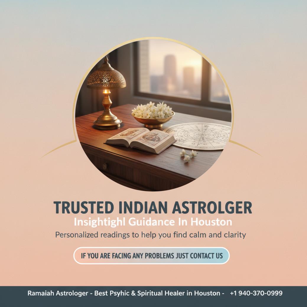 Why Choose an Indian Astrologer in Houston, TX for Your Guidance? Indian astrologer birth chart reading Houston TX studio room