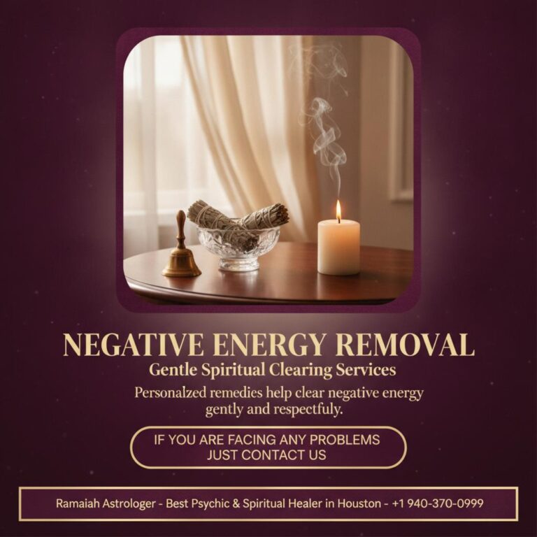 How Negative Energy Removal Can Bring Peace in Sugar Land, TX