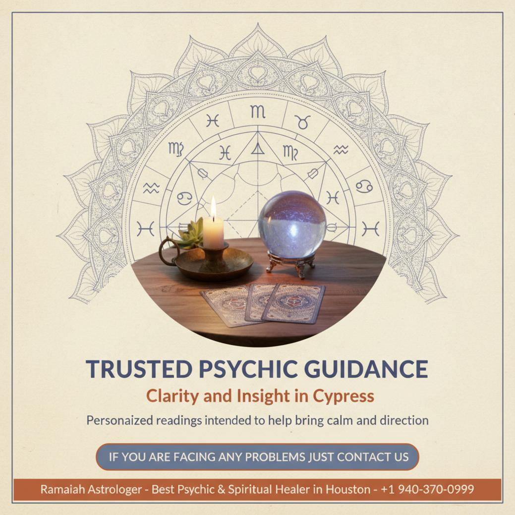 crystal ball and tarot cards for psychic reading in Cypress TX