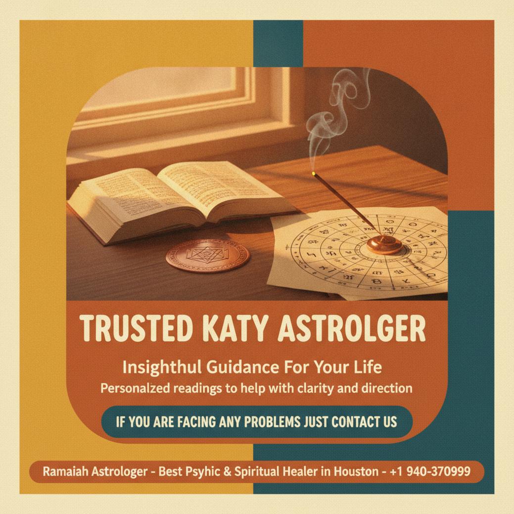 Vedic astrology birth chart and yantra on desk in Katy, TX