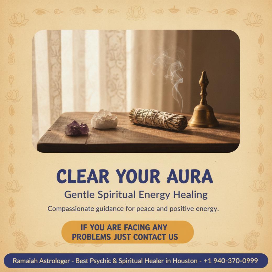 peaceful aura cleansing spiritual healing session Cypress TX