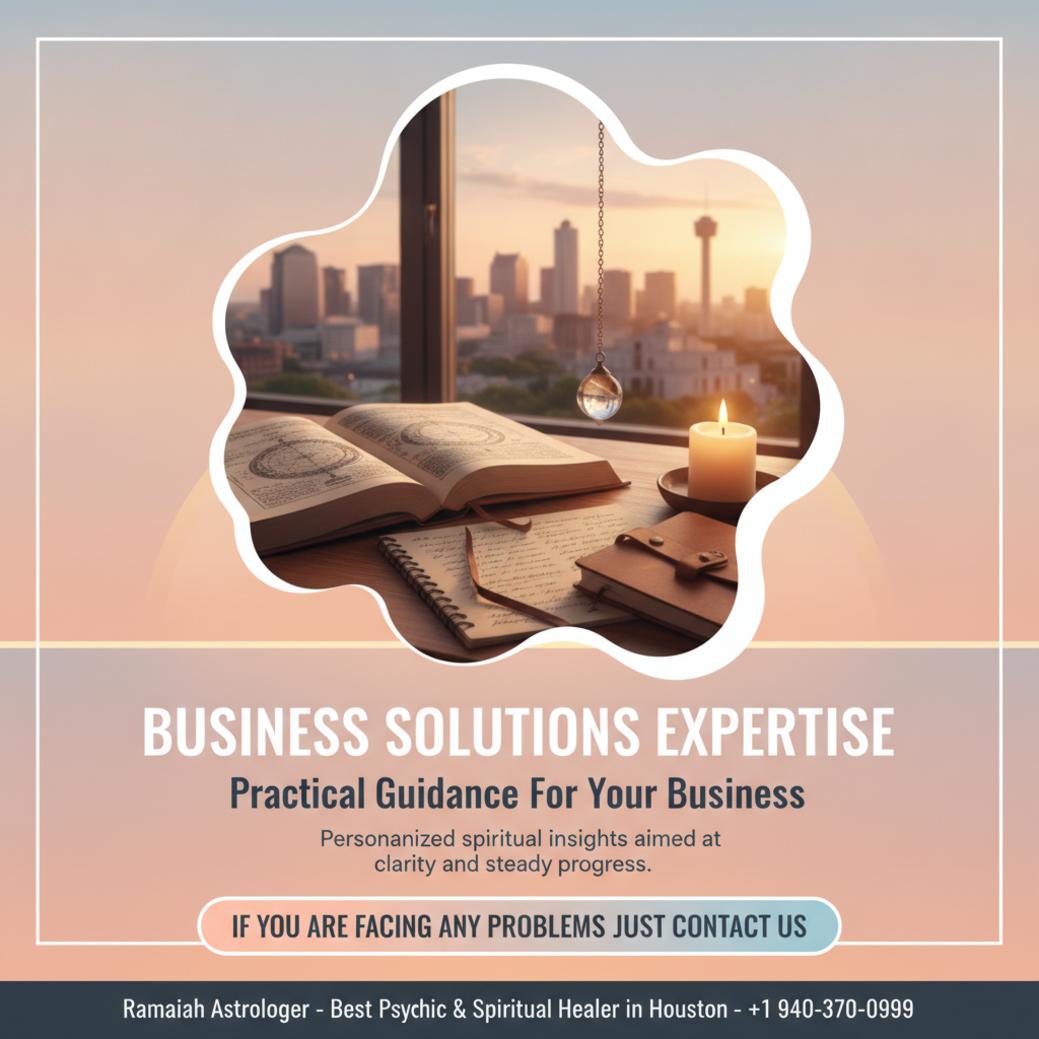 business problem solution Vedic astrology reading in San Antonio office