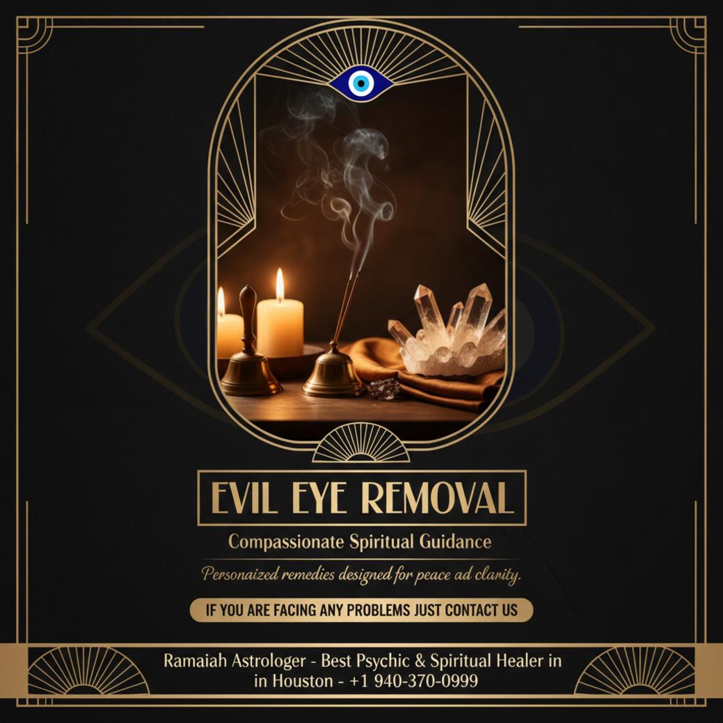 Warm candlelight setting with spiritual items for evil eye removal Houston