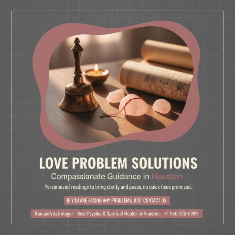 How a Love Problem Solution Astrologer in Houston Can Help