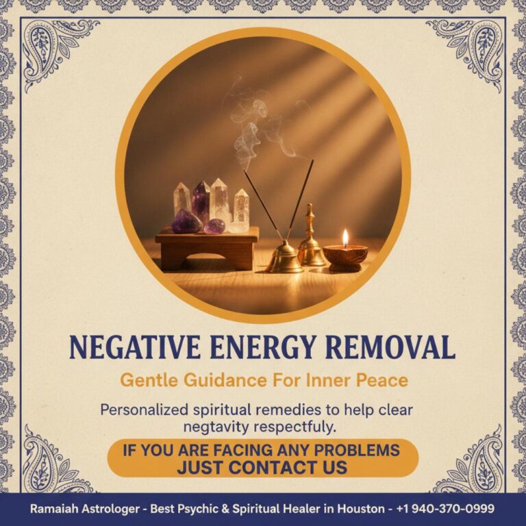 How Negative Energy Removal in Houston Can Bring Peace