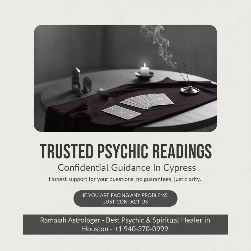 Psychic reading near me with tarot cards Cypress TX room