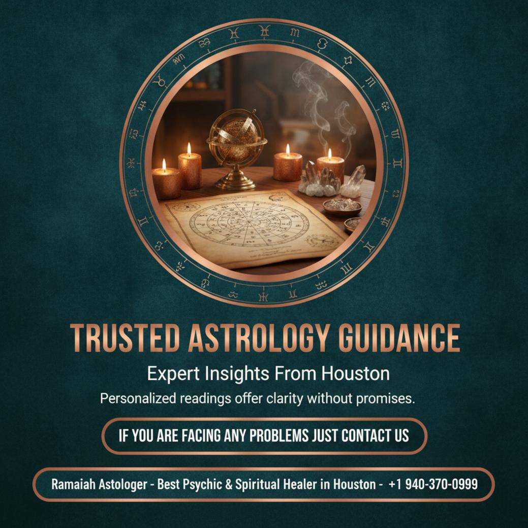 Calm and detailed best astrologer in Texas birth chart reading in Houston room