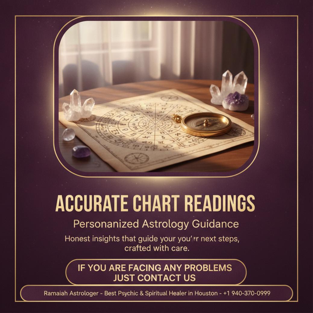 How Birth Chart Reading Works — A Missouri City Astrologer Explains Birth chart reading materials with astrological tools in Missouri City setting