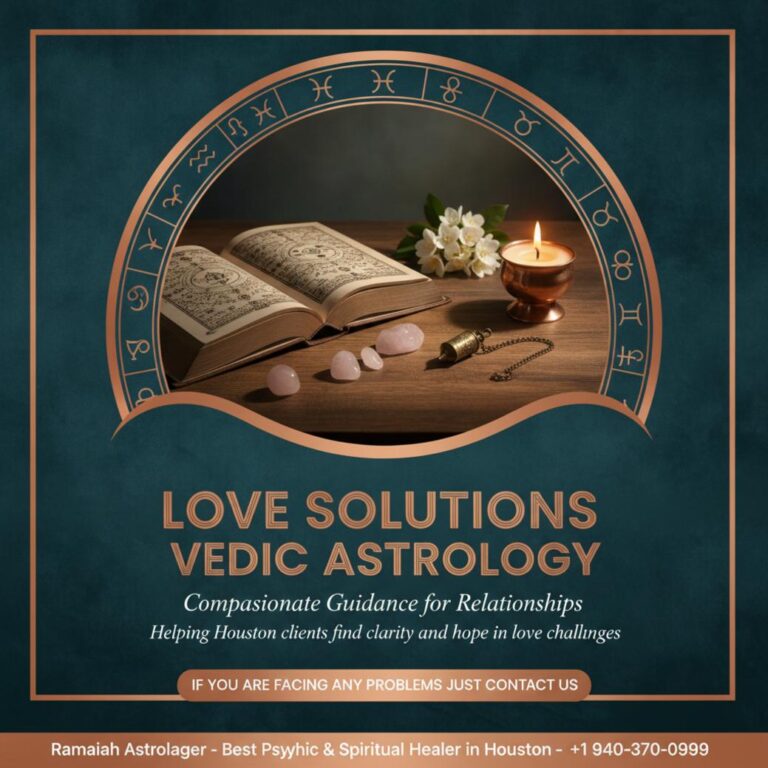 How a Love Problem Solution Astrologer in Houston Can Help You