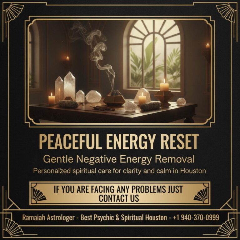 How Negative Energy Removal Helps You in Houston, TX