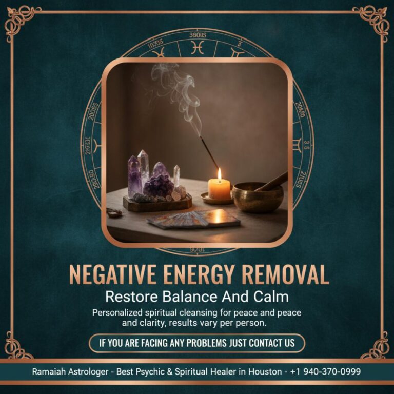 How Negative Energy Removal Helps You Find Peace in Houston, TX