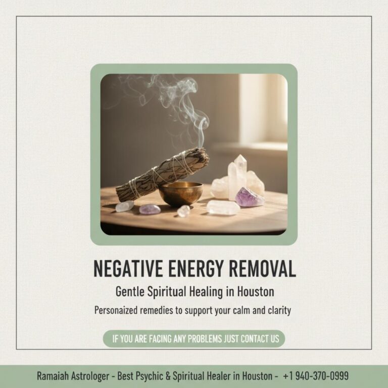 How Negative Energy Removal Helps in Houston, TX
